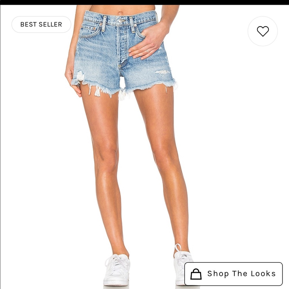 Agolde Parker Vintage Cut Off Shorts